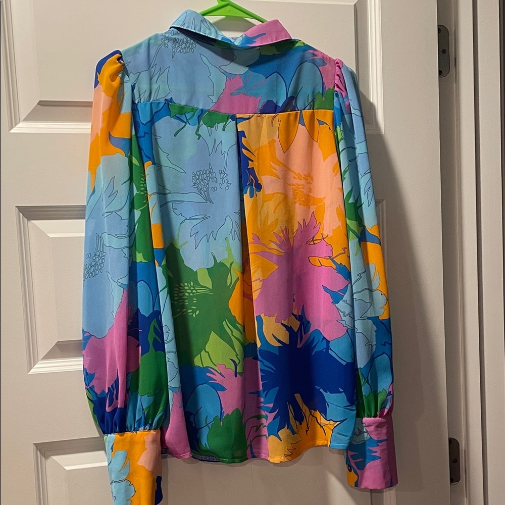 Multicolor Floral Blouse - Picture 2 of 2